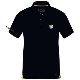 Polo Viking Forever Free Bamboo Man czarna - Koszulki męskie - miniaturka - grafika 1