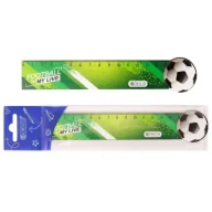 Przybory szkolne - Linijka drewniana Piłka - miniaturka - grafika 1