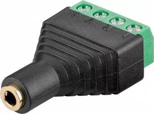 Spacetronik Złącze zaciskowe 4-pinowe > Gniazdo jack 3,5mm ZŁZAC4PINJACKGN - Pozostałe akcesoria sieciowe - miniaturka - grafika 1
