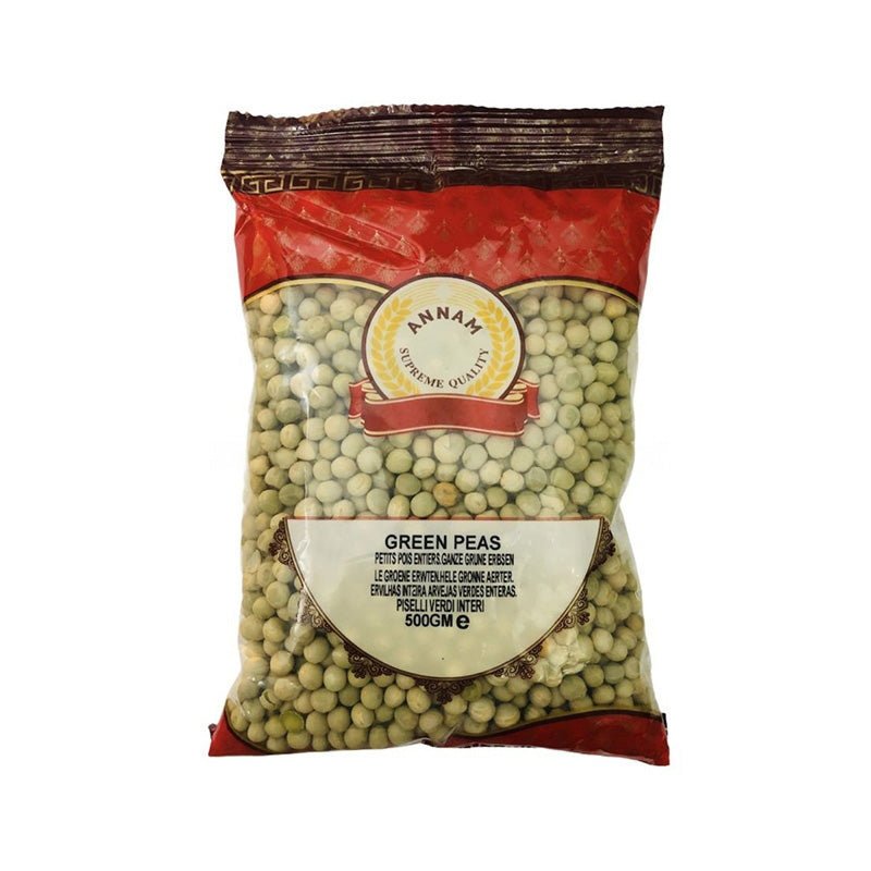 Groszek zielony suszony Annam Green Peas 500 g - całe ziarna delikatny smak