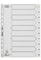 Przekładki do segregatorów - Przekładki numeryczne Elba Strong Line, A4, białe, 10 sztuk - miniaturka - grafika 1