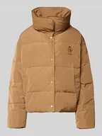 Kurtki damskie - Kurtka puchowa o kroju regular fit z wyhaftowanym logo - miniaturka - grafika 1
