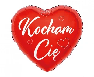 Balon foliowy Kocham Cię czerwone serce - Godan - Balony i akcesoria - miniaturka - grafika 1