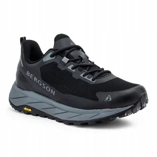 Buty trekkingowe męskie Bergson Jabal Low Stx black 42 Eu - Buty trekkingowe męskie - miniaturka - grafika 1
