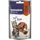 Przysmaki dla psów - PREMIERE Soft Bites Wątróbka z kurczaka i jabłko 40 g - miniaturka - grafika 1