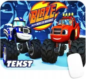 Podkładki pod mysz - PODKŁADKA POD MYSZKĘ Z NADRUKIEM BLAZE MASZYNY PREZENT -TEKST -20X24 - miniaturka - grafika 1