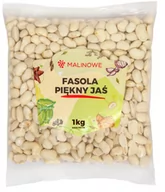 Ziarna i nasiona roślin strączkowych - Fasola piękny Jaś karłowy 1kg - miniaturka - grafika 1