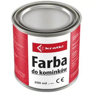 Farba do kominków termoodporna żeliwo stal 200ml - Akcesoria kominkowe - miniaturka - grafika 1