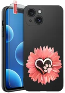 Etui i futerały do telefonów - ETUI do iPhone 13 14 WZORY SILIKONOWE MATT CASE + SZKŁO 9H - miniaturka - grafika 1