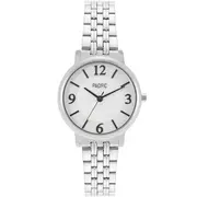 Zegarki damskie - Srebrny damski klasyczny zegarek PACIFIC X6147-05 - miniaturka - grafika 1