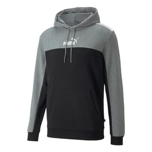 Bluza Z Kapturem Męska Blok Kolorystyczny Essential - Bluzy sportowe męskie - miniaturka - grafika 1