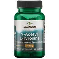 Aminokwasy - Swanson N-acetylo-L-tyrozyna, 350 mg, 60 kapsułek - miniaturka - grafika 1