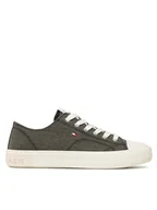 Buty dla chłopców - Tommy Hilfiger Trampki Low Cut Lce-Up T3X9-32827-0890 S Czarny - miniaturka - grafika 1