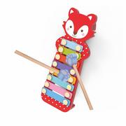 Instrumenty muzyczne dla dzieci - Cymbałki drewniane Ksylofon Lis - miniaturka - grafika 1