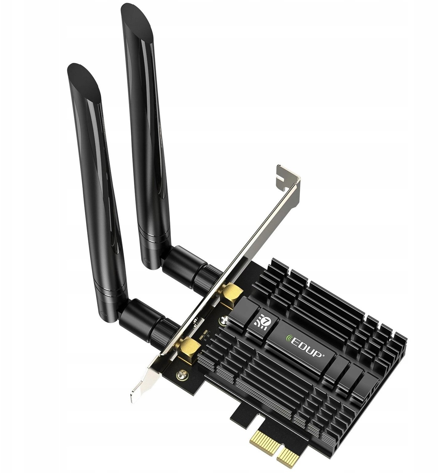 Karta sieciowa EDUP Karta sieciowa PCIe do komputera PC WiFi 7 Bluetooth 5.4 z Intel BE200