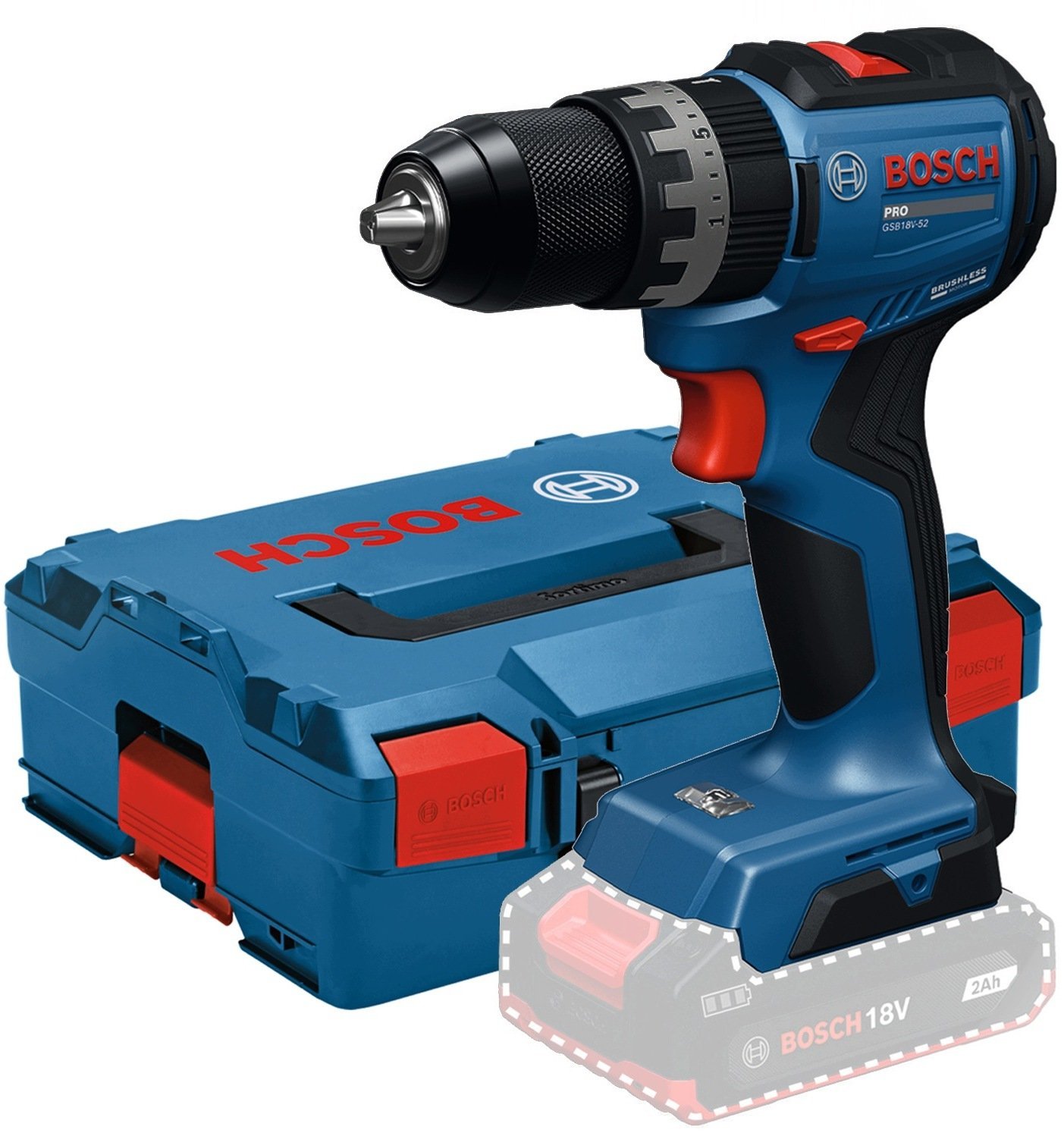 Bosch Wkrętarka udarowa 18V GSB18V-52 Solo 52/25Nm LB 06019S0121