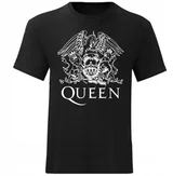 Koszulki męskie - KOSZULKA Z NADRUKIEM MĘSKA T-SHIRT QUEEN HARD ROCK FREDDIE MERCURY r. L #1 - miniaturka - grafika 1