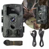 Fotopułapki - CoolStaff Kamera Leśna Fotopułapka Myśliwska Czujnik Ruchu IR Tryb Nocny Monitoring - miniaturka - grafika 1