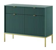 Komody - Komoda Nova Ksz104 Złoty / Labrador - miniaturka - grafika 1