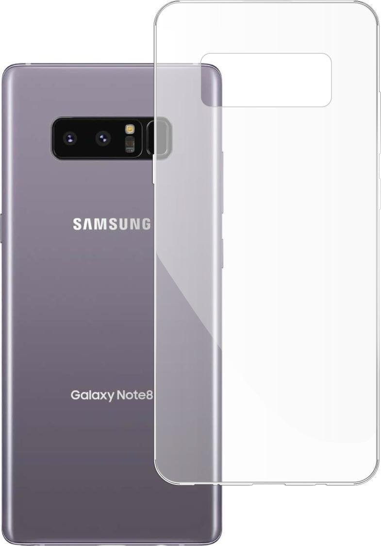 etumi Etui Do Samsung Galaxy Note 8 Gumowe Slim Clear Pokrowiec Ochronny / Futerał Obudowa / Ochrona Clear Cover Bezbarwne Slim Case0035