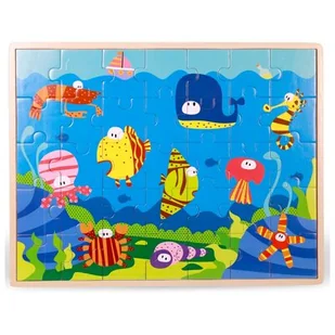 Brimarex Puzzle drewniane Ocean 35 el - Puzzle - miniaturka - grafika 1