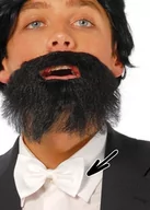 Krawaty i muchy męskie - Biała Męska Muszka mucha lata 20 30 gangster retro - miniaturka - grafika 1