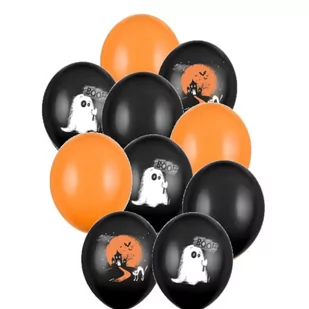 Balony na HALLOWEEN duszki - 10 sztuk - Halloween - miniaturka - grafika 1