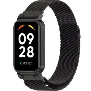 opaska pasek bransoleta MILANESEBAND XIAOMI Redmi SMART BAND 2 czarna - Akcesoria do smartwatchy - miniaturka - grafika 1