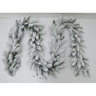 Girlanda śnieżona 270 x 30 cm - Ozdoby bożonarodzeniowe - miniaturka - grafika 1
