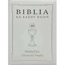 Wydawnictwo Diecezjalne Sandomierz Biblia na każdy dzień. Pamiątka I Komunii Świętej, skóropodobna ze złoceniem Rhona Davies, Marcin Piwowarski - Religia i religioznawstwo - miniaturka - grafika 2