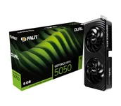 Karty graficzne - Palit GeForce RTX 5050 Dual 8GB GDDR6 128bit DLSS 4 NE65050019P1-GB2070D - miniaturka - grafika 1