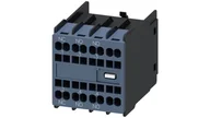 Inne akcesoria elektryczne - Siemens Blok styków pomocniczych S00 S3 2Z+1R montaż czołowy do styczników 3RT2.1 3RT2.2 i 3RH21 przyłącze sprężynowe 3RH2911-2HA21 3RH2911-2HA21 - miniaturka - grafika 1