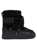 Śniegowce damskie - Tommy Hilfiger Śniegowce Faux Shearling Snowboot FW0FW08788 Czarny - miniaturka - grafika 1