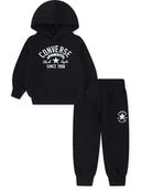 Bluzy i sweterki niemowlęce - Converse 2-częściowy zestaw w kolorze czarnym - miniaturka - grafika 1
