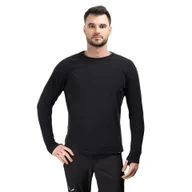 Odzież trekkingowa damska - Koszulka Trekkingowa Męska Naturehike Crew Neck Reversible czarna m - miniaturka - grafika 1