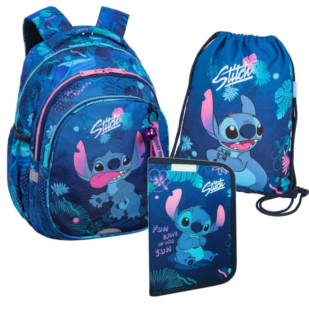 ZESTAW 3-ELEMENTÓW JERRY LILO&STITCH DISNEY BLUE 19l COOLPACK