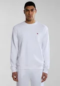 Bluzy męskie - felpa uomo napapijri balis crew sum 2 np0a4h89 002 bright white - miniaturka - grafika 1
