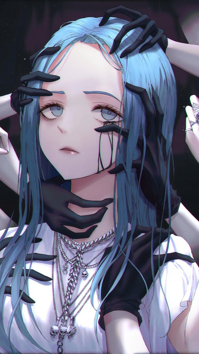 PODKŁADKA POD MYSZ Nadruk 22x18 cm Billie Eilish ANIME Muzyczny Prezent
