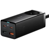 Ładowarki do telefonów - Baseus GaN3 Pro AC+2U+2C Ładowarka 230V 2xUSB-A 2x USB-C 65W - miniaturka - grafika 1