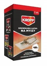 Bros Łapka na Myszy Drewniana 2 szt - Zwalczanie i odstraszanie szkodników - miniaturka - grafika 2