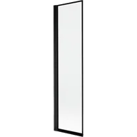 Parawany nawannowe - Mexen Mist parawan nawannowy 1-skrzydłowy lewy 50 x 150 cm, czarna ramka, czarny - 8A9-050-001-70-70-L - miniaturka - grafika 1