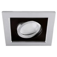 Lampy sufitowe - Ideus Sufitowa oprawa punktowa Borys srebno-czarna - miniaturka - grafika 1