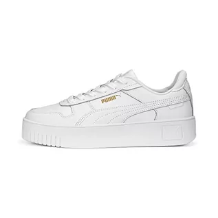 Trampki damskie - PUMA Damskie trampki uliczne Carina, Puma White Puma - białe złoto, 37 EU - grafika 1