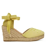 Espadryle damskie - Espadryle Genuins Vela Sunset G106495 Żółty - miniaturka - grafika 1