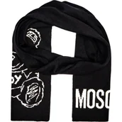 Apaszki i szaliki damskie - Moschino Szal | z dodatkiem wełny - miniaturka - grafika 1