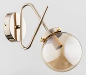 Lampy ścienne - Alfa Rito kinkiet 1-punktowy złoty 60922 - miniaturka - grafika 1