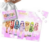Puzzle - PUZZLE - Rainbow High WZORY DLA DZIEWCZYNKI PREZENT 24el + WORECZEK - miniaturka - grafika 1