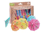 Dekoracje i nakrycia stołu na imprezę - Parasolki papierowe do drinków - 10 cm - 100 szt. - miniaturka - grafika 1