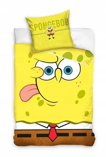POŚCIEL dziecięca bawełniana SPONGEBOB 160x200 cm - Pościel dla dzieci - miniaturka - grafika 1