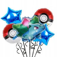 Balony i akcesoria - Zestaw Foliowych balonów z bajek i gier DEKORACJA URODZINOWA 5 SZT - miniaturka - grafika 1